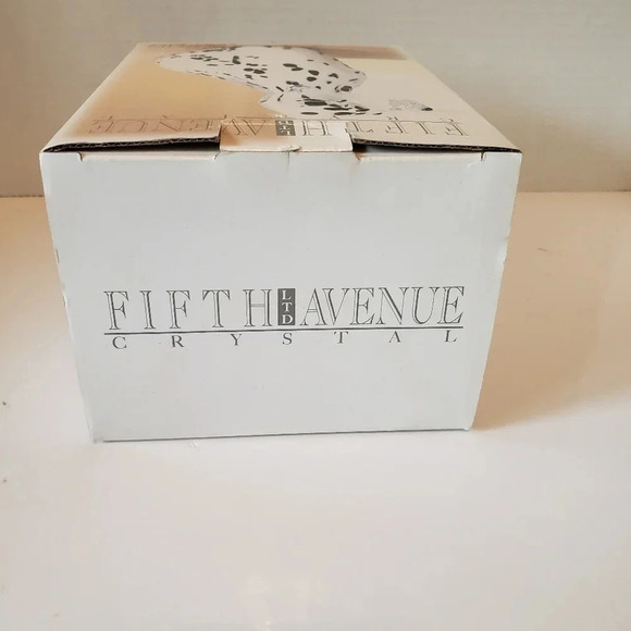 Fifth Avenue Crystal Dalmatian Dog Figurine,Handmade Art  Glass. - Picture 8 of 13